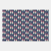 Kerst Gnome Gepersonaliseerde Waterverf Kunst Inpakpapier Vel (Voorkant 2)