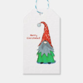 Kerst Gnome Gift Label Cadeaulabel (Voorkant)