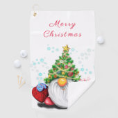 Kerst Gnome Golf Handdoek (Insitu)