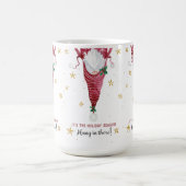 Kerst Gnome Grappig Hang In Er Sneeuwvlokken Koffiemok (Center)