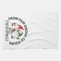 Kerst Gnome Keuken Theedoek