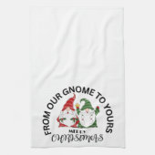 Kerst Gnome Keuken Theedoek (Verticaal)