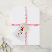 Kerst Gnome, Merry Christmas Gift Labels Cadeaulabel (Met Touw)