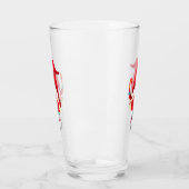 Kerst Gnome met een snoepriet Glas (Links)