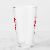 Kerst Gnome met een snoepriet Glas (Rechts)