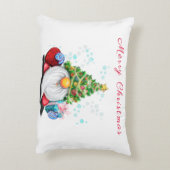 Kerst Gnome met Gift Kussen (Achterkant (Verticaal))