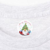 Kerst Gnome met Gift Sticker (Aangebracht)