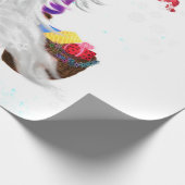 Kerst Gnome met Gift Wrapping Papier (Hoek)