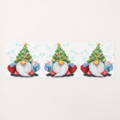Kerst Gnome met Gift Yoga Mat (Achterkant (horizontaal))