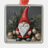 Kerst Gnome met Kerstmis Ornamenten (Voorkant)