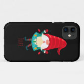 Kerst Gnome met kerstverlichting Case-Mate iPhone Case (Achterkant (horizontaal))