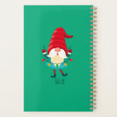 Kerst Gnome met kerstverlichting Planner (Achterkant)