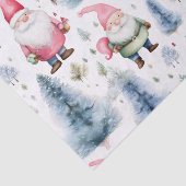 Kerst Gnome Naadloos Patroon Tissuepapier (Detail)