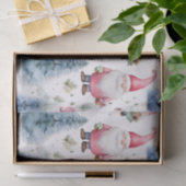 Kerst Gnome Naadloos Patroon Tissuepapier (Geschenk)