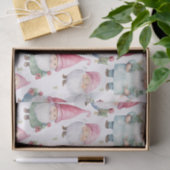 Kerst Gnome Naadloos Patroon Tissuepapier (Geschenk)