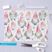 Kerst Gnome Naadloos Patroon Tissuepapier (Craft)