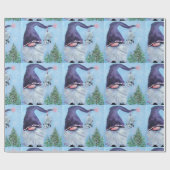 Kerst Gnome & Opossum Wrapping Papier (Vlak)