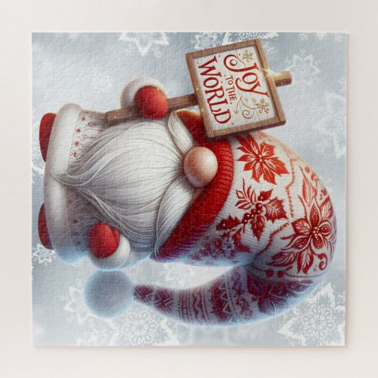 Kerst Gnome Puzzel Legpuzzel (Horizontaal)