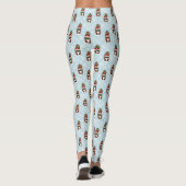 Kerst Gnome Rood Groen Schattige Leggings (Achterkant)