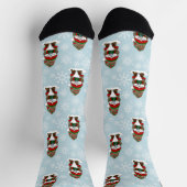 Kerst Gnome Rood Groen Schattige Sokken (Top)