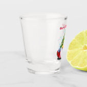 Kerst Gnome Shot Glass Glas (Links)
