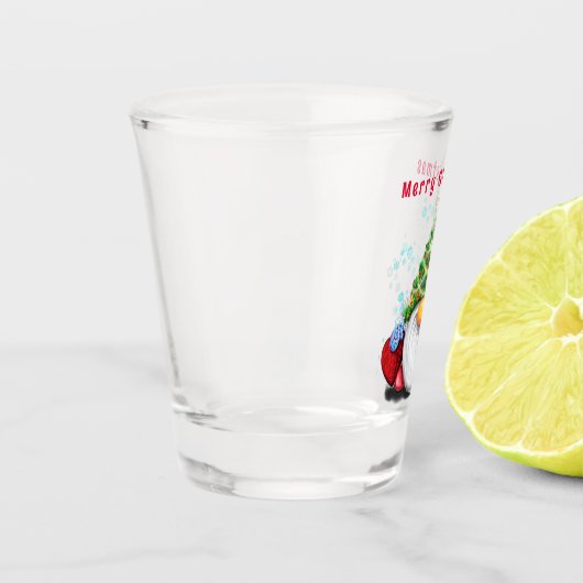Kerst Gnome Shot Glass Shot Glas (Links)