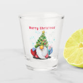 Kerst Gnome Shot Glass Shot Glas (Voorkant)