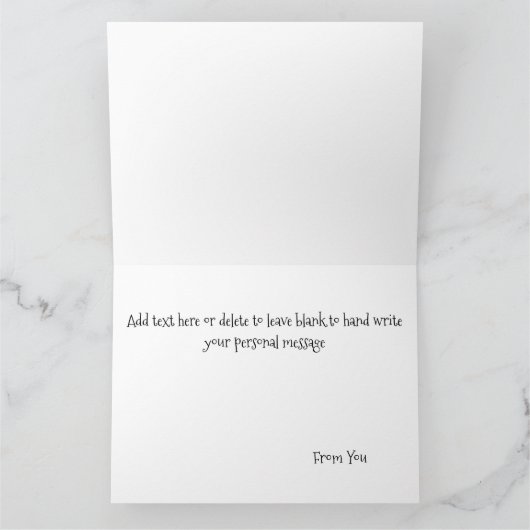 Kerst Gnome Sneeuwman Schattige Kaart (Binnen)