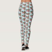 Kerst Gnome Sneeuwman Schattige Leggings (Achterkant)