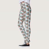 Kerst Gnome Sneeuwman Schattige Leggings (Links)