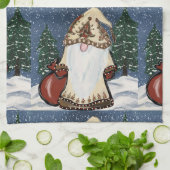 Kerst GNOME Theedoek (Gevouwen)