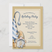 Kerst Gnome Vakantie Party Kaart (Voorkant)