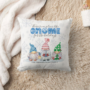 Kerst GNOME VOOR DE FEESTDAGEN Gepersonaliseerd Kussen