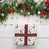 Kerst Gnome Wrapping Papier Set van 3 Inpakpapier Vel