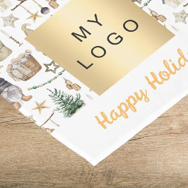 Kerst gnomen boerderij stijl business logo korte tafelloper