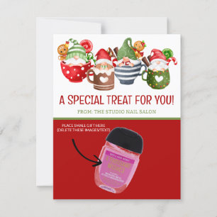 Kerst Gnomen, Cacao Gepersonaliseerde Gifting Kaar Kaart