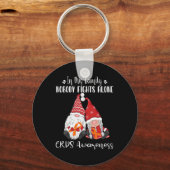 Kerst Gnomen CRPS Awareness Sleutelhanger (Voorkant)
