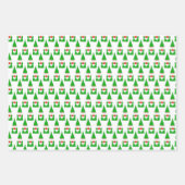 Kerst Gnomen & Elfen Inpakpapier (Voorkant 3)