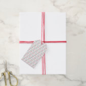 Kerst Gnomen Gift Label Cadeaulabel (Met Touw)