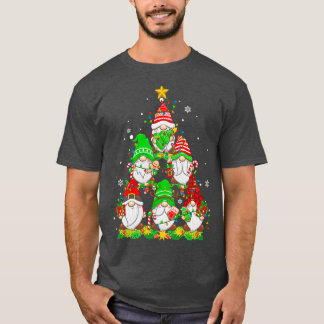 Kerst Gnomen Grappige Familie Pyjama Gnome Christu T-shirt