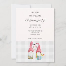 Kerst Gnomen In Liefde Waterverf Monogram