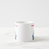 Kerst Gnomen met Gift Espresso Cup Kop (Voorkant)