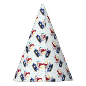 Kerst Gnomen met Gift Paper Party Pet Feesthoedjes (Achterkant)