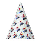 Kerst Gnomen met Gift Paper Party Pet Feesthoedjes (Links)