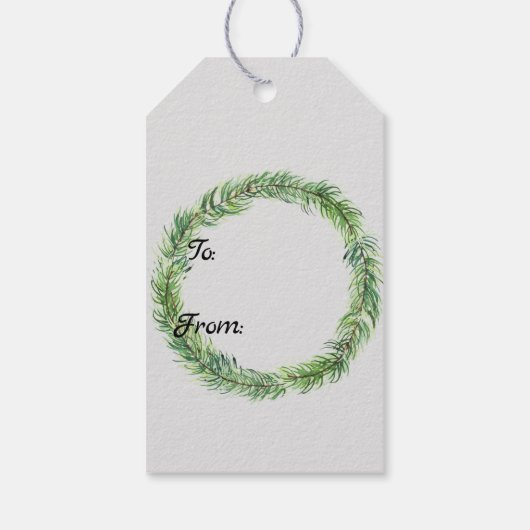 Kerst Gnomen Patroon Gepersonaliseerd Cadeaulabel (Achterkant)