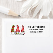 Kerst Gnomen Retouradres Etiket (Insitu)