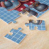 Kerst Gnomen Trio Puzzel (Zijkant)