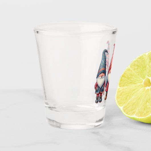Kerst Gnomen Trio Shot Glass Shot Glas (Links)