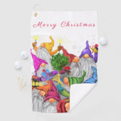 Kerst Gnomes Golf Handdoek (Insitu)