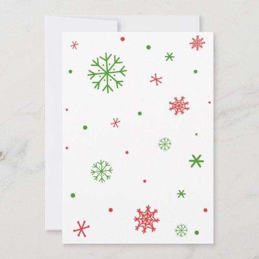 Kerst Gnomes Leuk Kerstfeest Kaart (Achterkant)